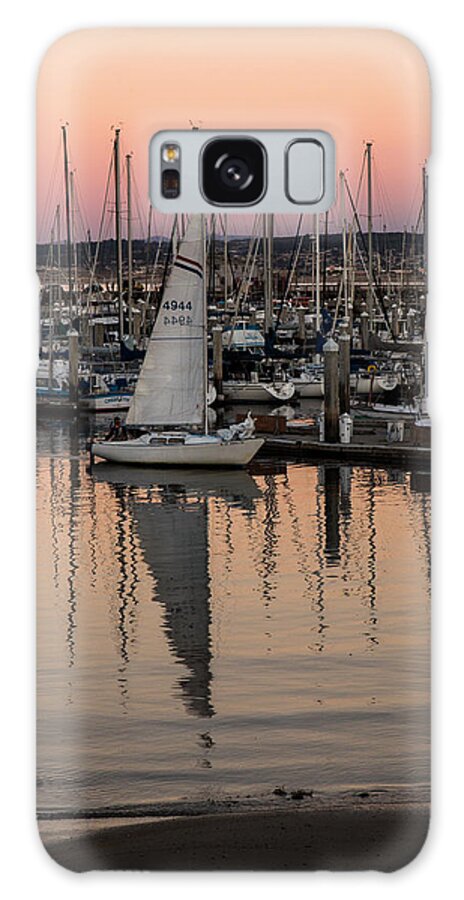 Sailboat Galaxy Case featuring the photograph Coming into the harbor by Lora Lee Chapman