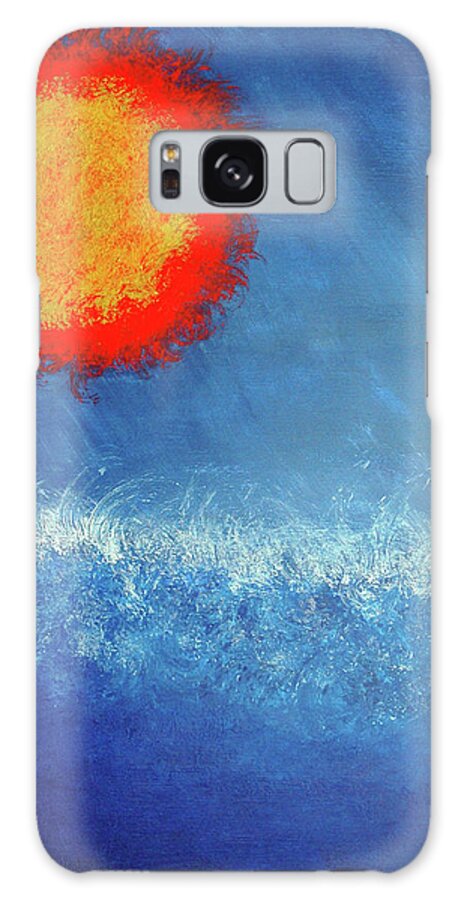 Global Warming Galaxy Case featuring the painting Coming to a Boil by Rein Nomm