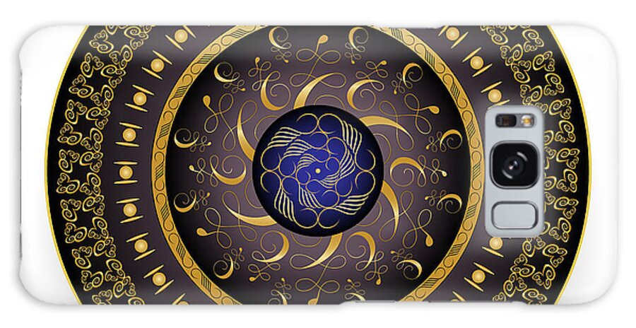 Mandala Galaxy Case featuring the digital art Complexical No 1922 by Alan Bennington