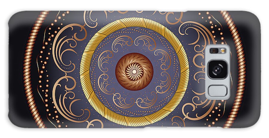 Mandala Galaxy Case featuring the digital art Complexical No 2237 by Alan Bennington