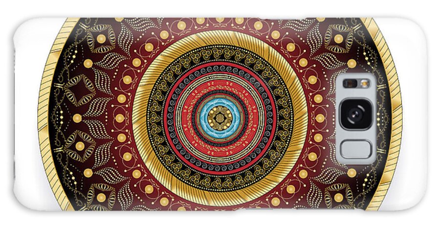 Mandala Galaxy Case featuring the digital art Complexical No 2243 by Alan Bennington