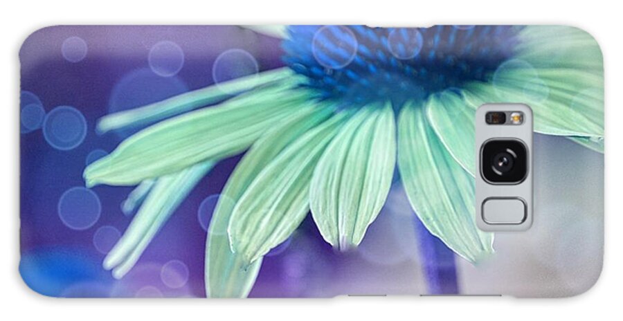 Art Galaxy Case featuring the photograph Coneflower I Blue by Joan Han