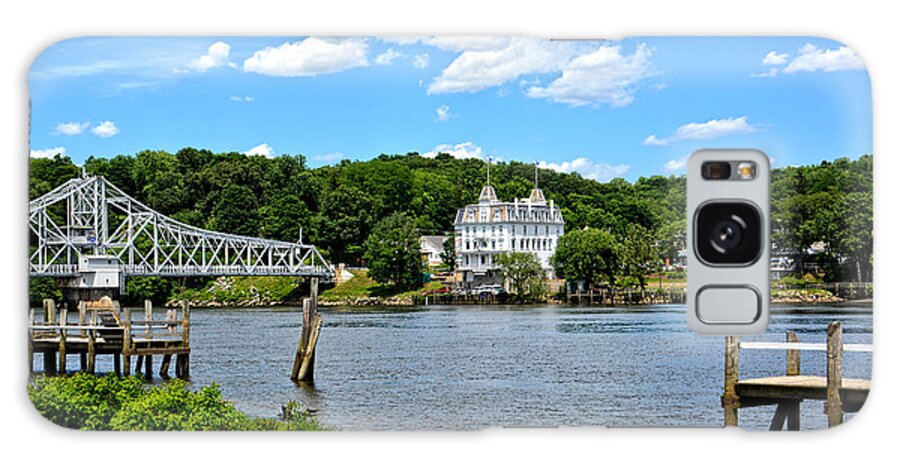 Ct Galaxy Case featuring the photograph Connecticut River - Swing Bridge - Goodspeed Opera House by Mike Martin