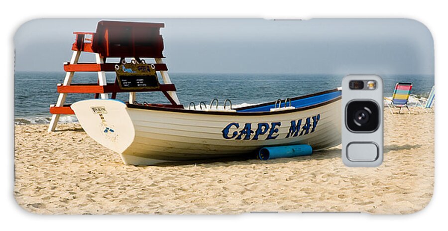 Beach Galaxy Case featuring the photograph Cool Cape May Beach by Louis Dallara