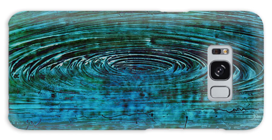Cool Spin Galaxy Case featuring the mixed media Cool Spin by Sami Tiainen