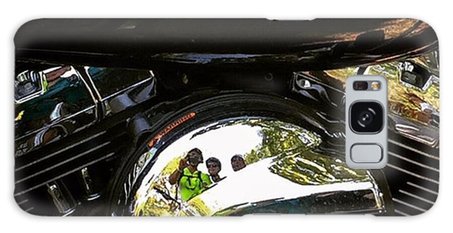 Transportation Galaxy Case featuring the photograph Coral Gables Police Bike by Juan Silva