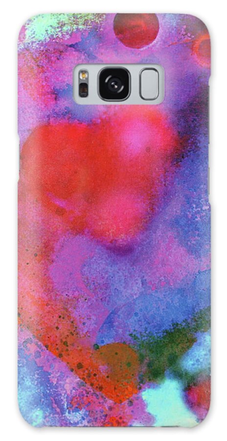Love Galaxy S8 Case featuring the painting Cosmic Love by John Dyess