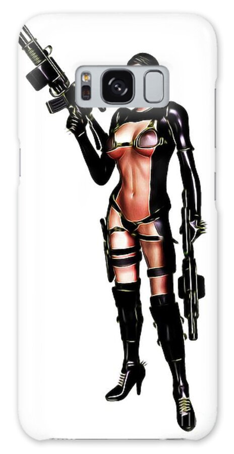 Scifi Galaxy Case featuring the digital art Cosplay Digital Art by MB by Esoterica Art Agency