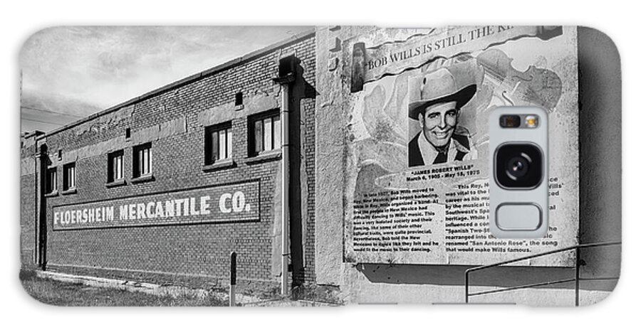 Bob Wills Galaxy Case featuring the photograph Country Legend Bob Wills in Roy New Mexico by Mary Lee Dereske
