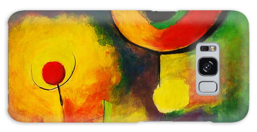 Abstract Painting Galaxy Case featuring the painting Couple by Adriana Vasile
