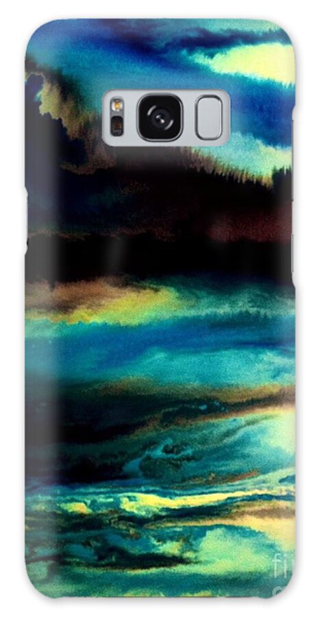 Cove Galaxy Case featuring the painting Cove by Elle Justine