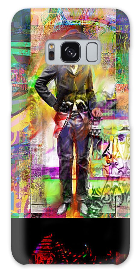 Cowboy Galaxy Case featuring the digital art Cowboy by Joe Roache