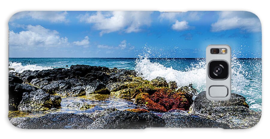 Ocean Galaxy Case featuring the photograph Crashing waves by Daniel Murphy