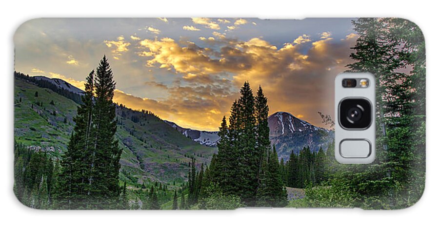 Crested Butte Galaxy Case featuring the photograph Crested Butte Sunset by Lorraine Baum