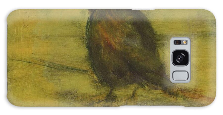 Bird Galaxy Case featuring the painting Crow 27 by David Ladmore