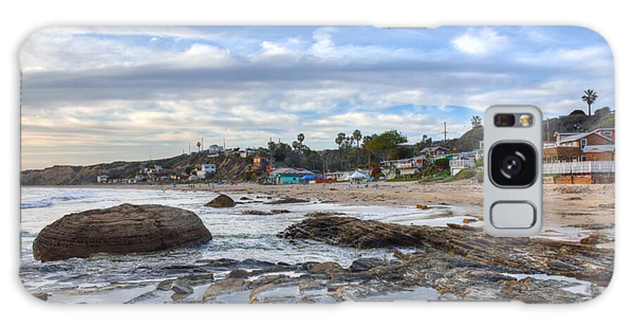 Crystal Galaxy Case featuring the photograph Crystal Cove Beach Cottages by Eddie Yerkish