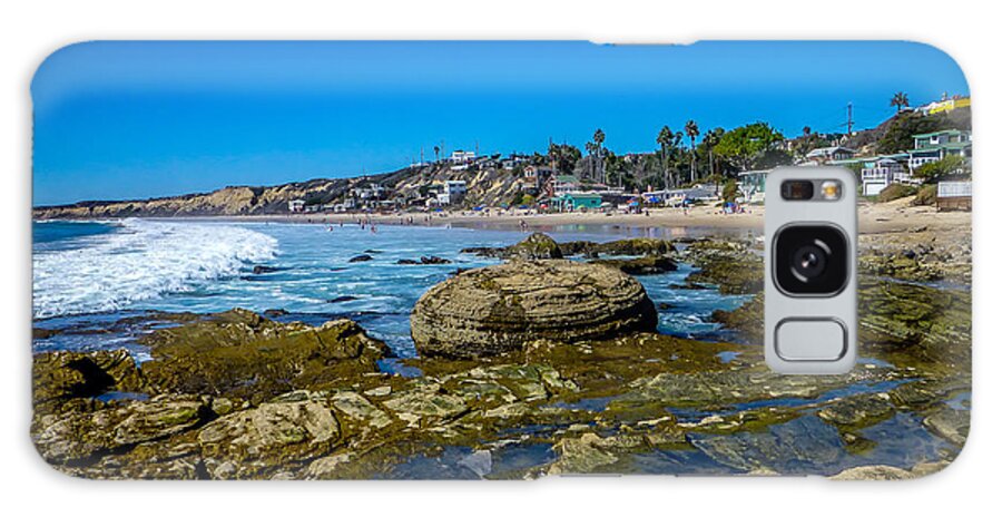 Crystal Cove Galaxy Case featuring the photograph Crystal Cove Sunny Shore by Pamela Newcomb