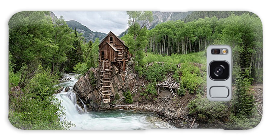 Crystal Galaxy Case featuring the photograph Crystal Mill Colorado 4 by Angela Moyer
