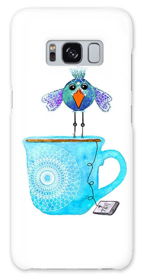 Abstract Galaxy Case featuring the digital art Cuppa Series - Tea Taster by Moon Stumpp