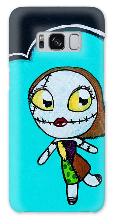 Nightmare Galaxy Case featuring the painting Cute Sally by Marisela Mungia