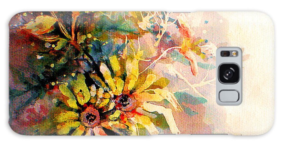 Flowers Galaxy Case featuring the painting Daisy Day by Linda Shackelford