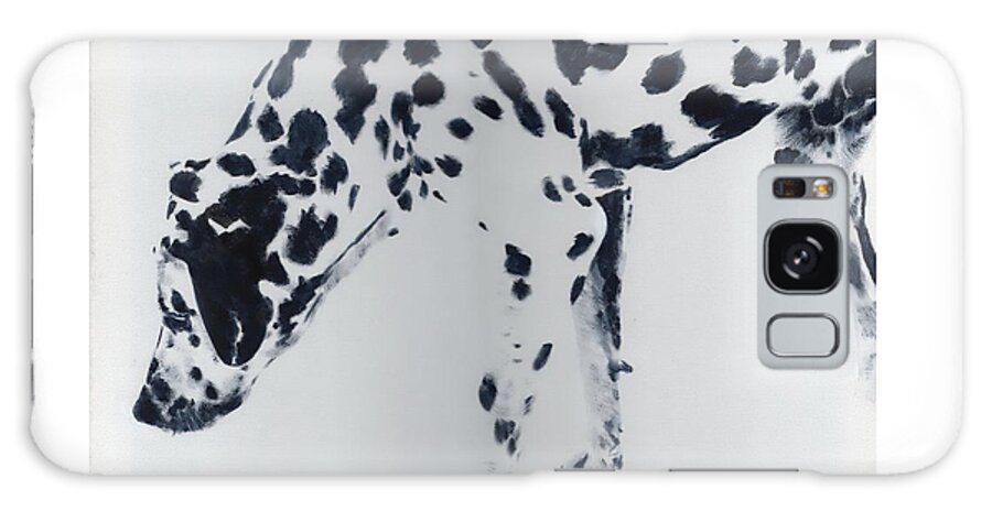 Dalmation Galaxy Case featuring the painting Dalmation by John Neeve