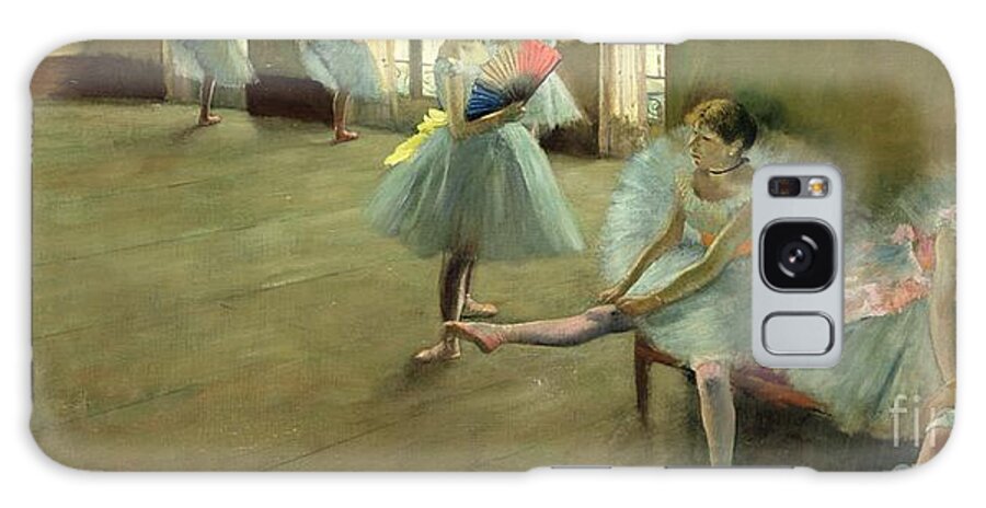 Degas Galaxy Case featuring the painting Dancers in the Classroom by Edgar Degas