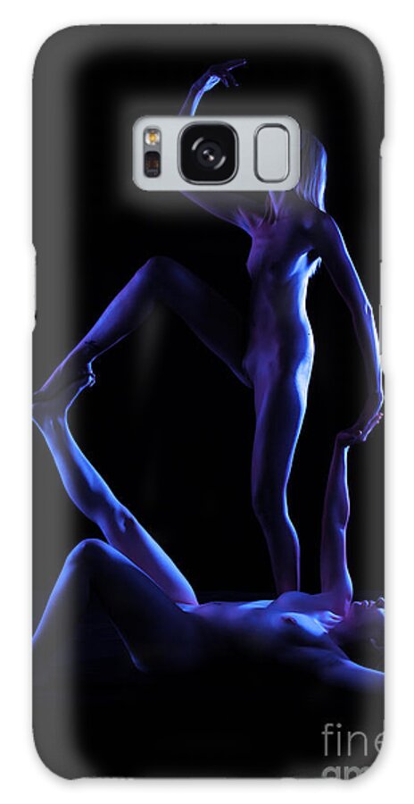 Artistic Galaxy Case featuring the photograph Dancing in Blue by Robert WK Clark