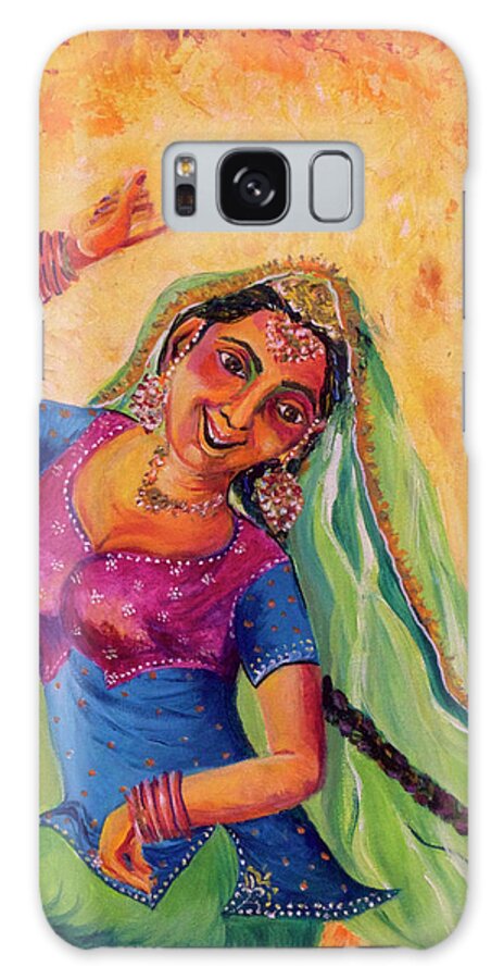 Dancer Galaxy Case featuring the painting Dancing To The Tune by Sarabjit Singh