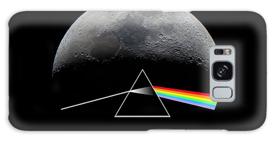 Dark Side Of The Moon Galaxy Case featuring the photograph Dark Side of the Moon by Jonathan Demery