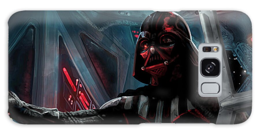 Ryan Barger Galaxy Case featuring the digital art Darth Vader, Imperial Ace by Ryan Barger