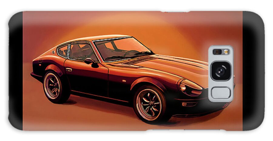 Datsun Galaxy Case featuring the painting Datsun 240Z 1970 Painting by Paul Meijering