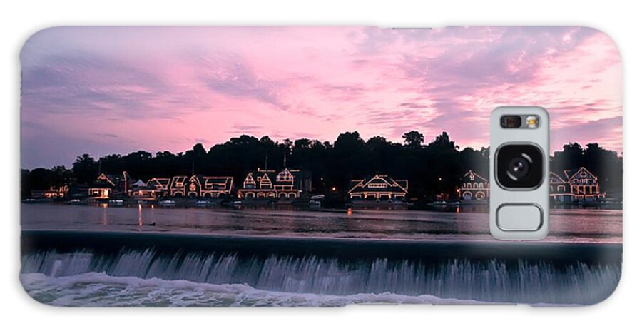 Dawn At Boathouse Row Galaxy S8 Case featuring the photograph Dawn at Boathouse Row by Bill Cannon