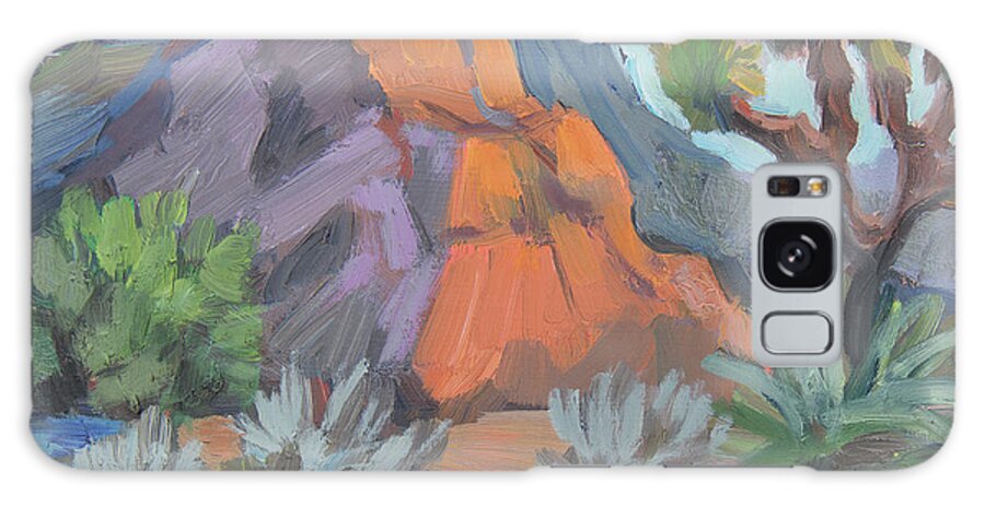 Joshua Tree Galaxy Case featuring the painting Dawn at Joshua Tree by Diane McClary