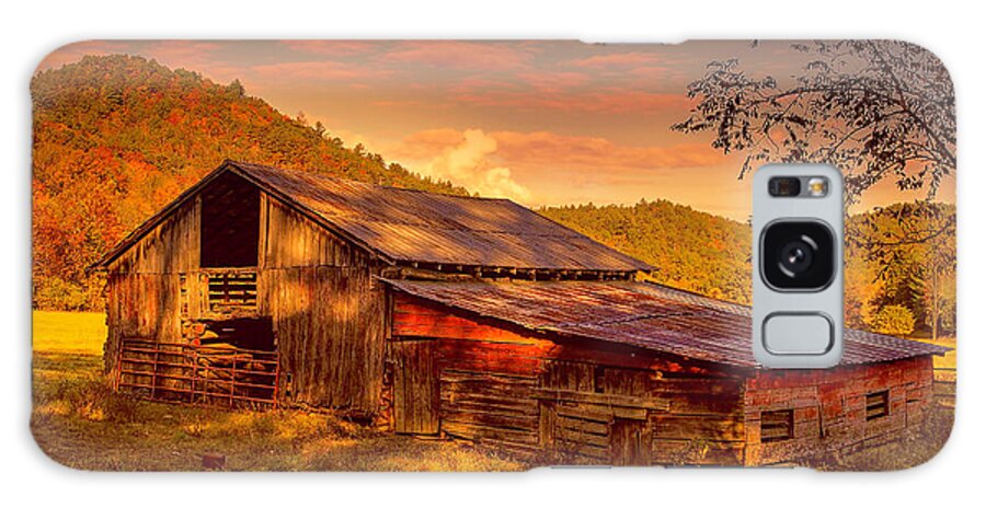 Smoky Mountains Galaxy Case featuring the photograph Day Is Done by Lorraine Baum