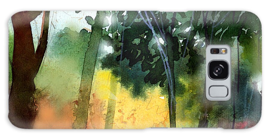 Water Color Galaxy Case featuring the painting Daybreak by Anil Nene