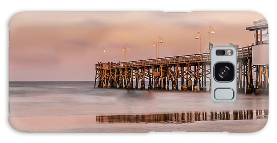 Beach Galaxy Case featuring the photograph Daytona Beach Pier by Jaime Mercado