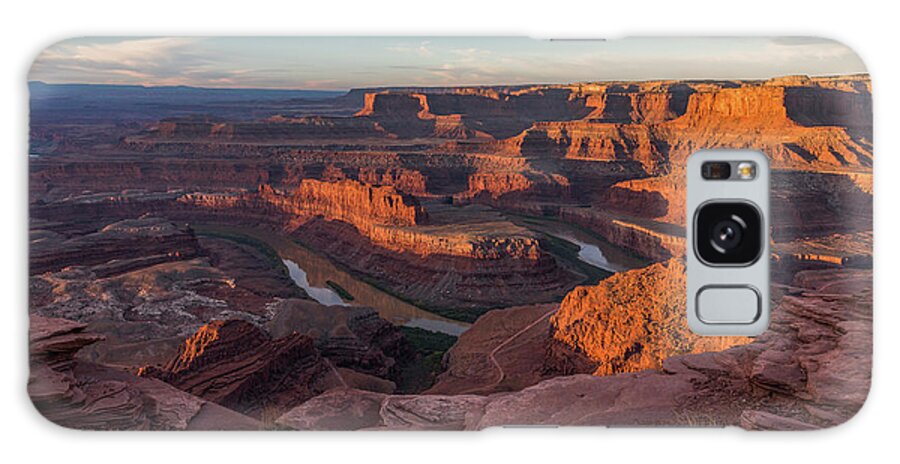 Dead Horse Point Galaxy Case featuring the photograph Dead Horse Point Sunrise by Dan Norris