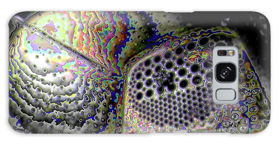 Abstract Galaxy Case featuring the digital art Deep Dark by Ronald Bissett