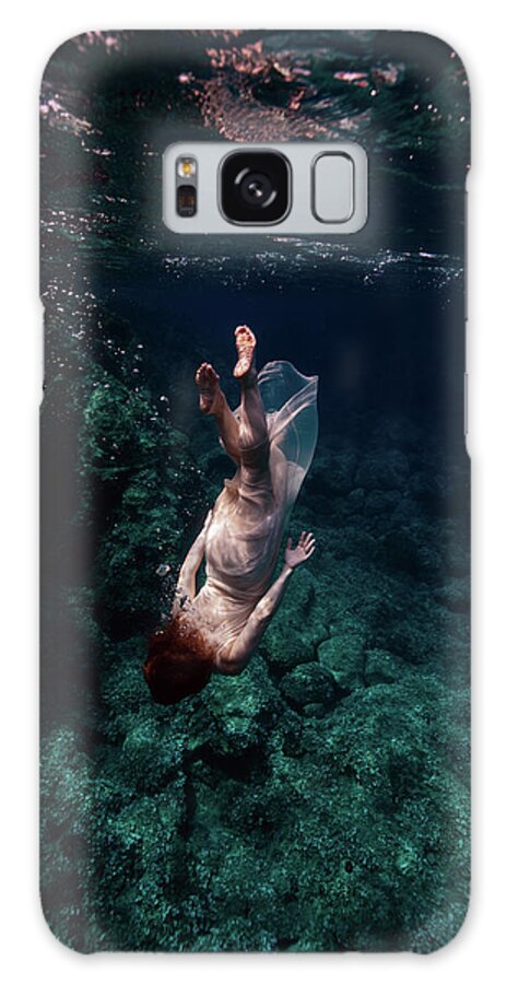 Swim Galaxy Case featuring the photograph Deep Down by Gemma Silvestre