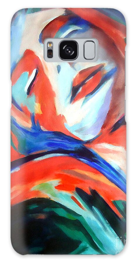 Affordable Original Paintings Galaxy S8 Case featuring the painting Deepest fullness by Helena Wierzbicki