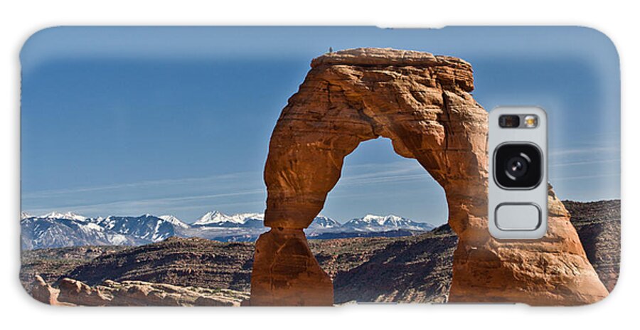 Delicate Galaxy Case featuring the photograph Delicate Arch by Jedediah Hohf