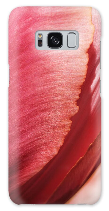 Abstract Galaxy Case featuring the photograph Delicate tulip by Marcus Karlsson Sall