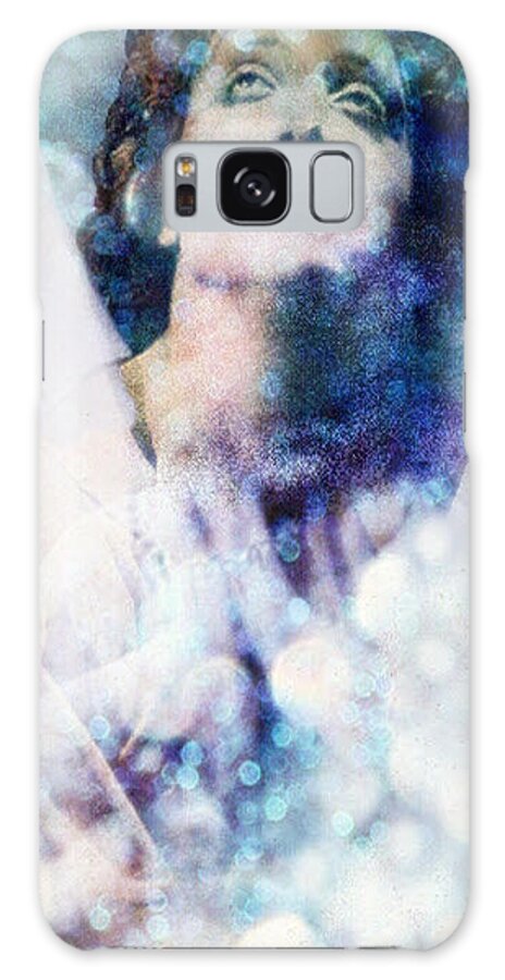 Angel Galaxy Case featuring the digital art Depression Angel by Delight Worthyn