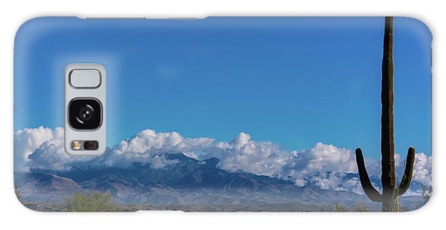 Desert Galaxy Case featuring the photograph Desert Inversion Cactus by Douglas Killourie
