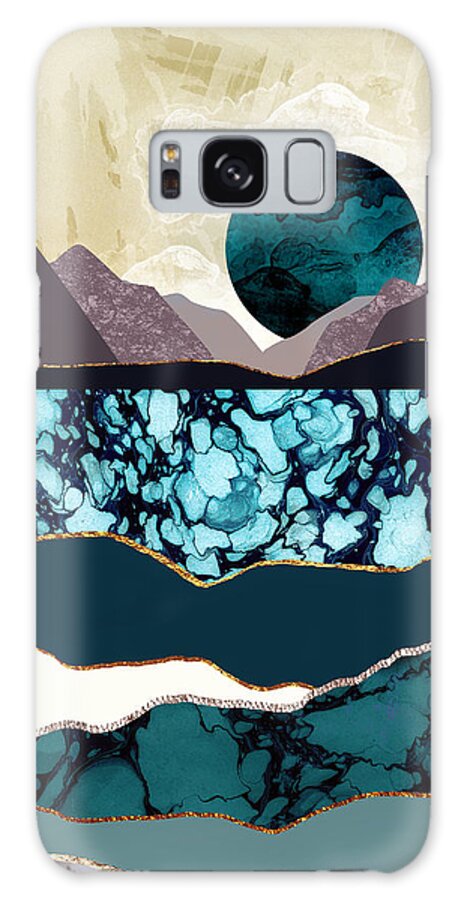 Desert Galaxy Case featuring the digital art Desert Lake by Katherine Smit