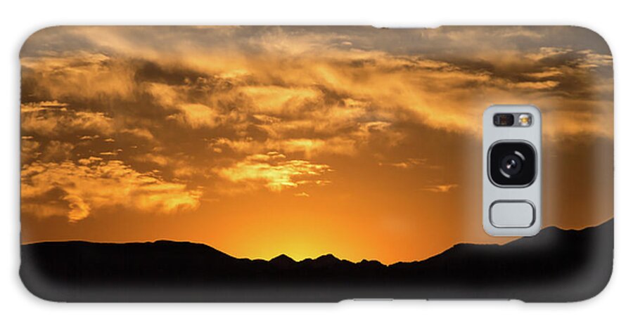 Vegas Galaxy Case featuring the photograph Desert Sunrise by Ed Clark
