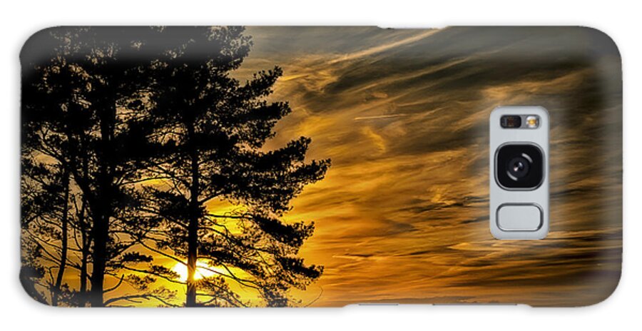 Sunset Galaxy Case featuring the photograph Devils Sunset by Chris Boulton