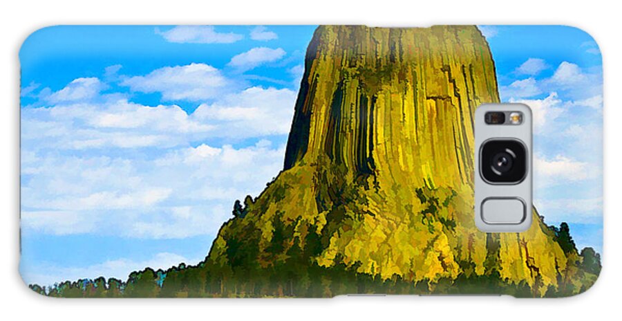 Landscape Galaxy S8 Case featuring the digital art Devils Tower by Ches Black