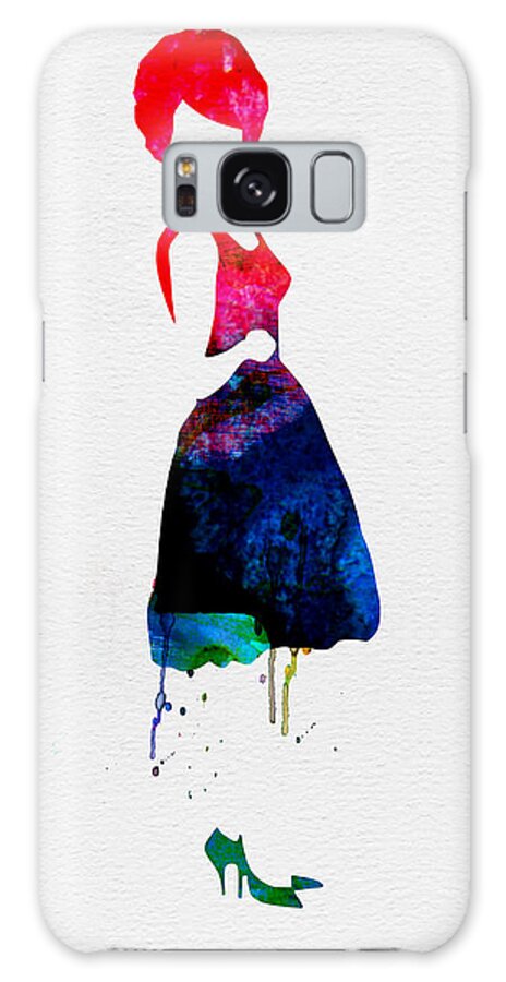 Dianna Ross Galaxy Case featuring the painting Diana Watercolor by Naxart Studio